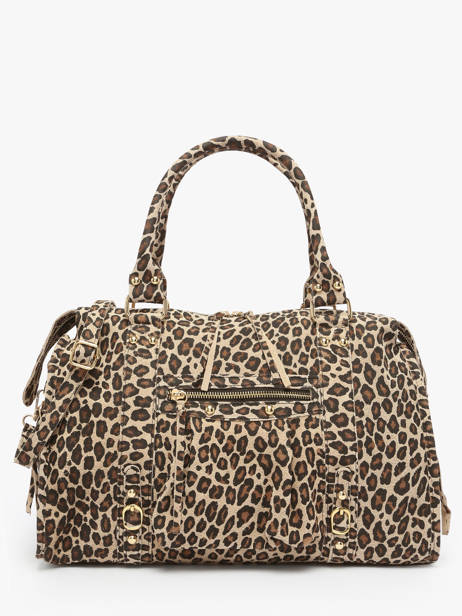 Schoudertas Velvet Leopardo Leder Milano Beige velvet leopardo VL24095